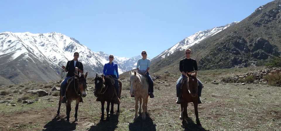 Cabalgata en Los Andes